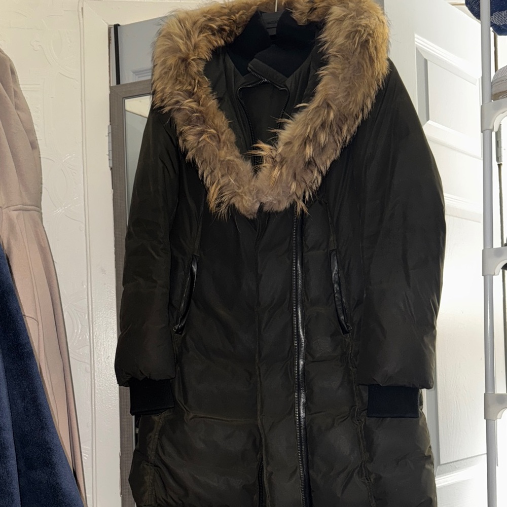 Mackage Adali Olive Green Coat